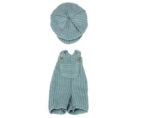 Maileg - Overall and Cap for Teddy Junior