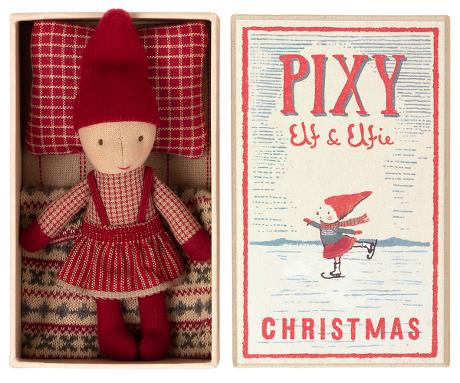 Maileg - Pixy Elfie in Matchbox