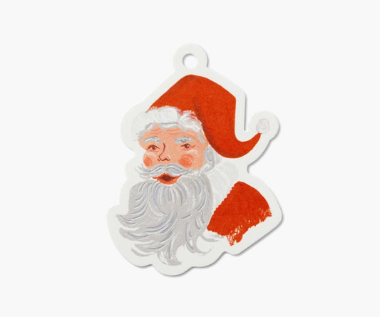 Rifle Paper Co. - Pack of 8 Gift Tags - Santa