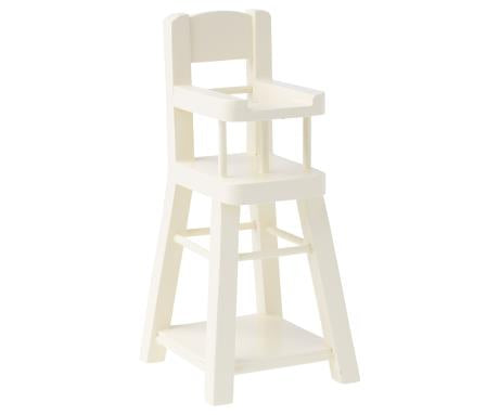 Maileg - Micro High Chair - Off-white