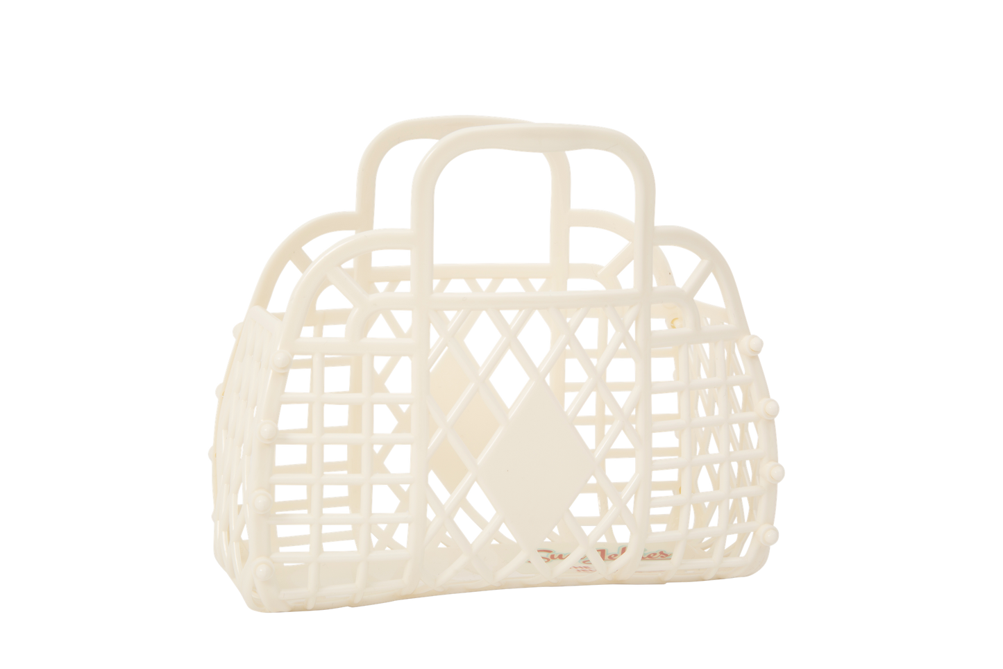 Sunjellies - Mini Retro Basket - Cream