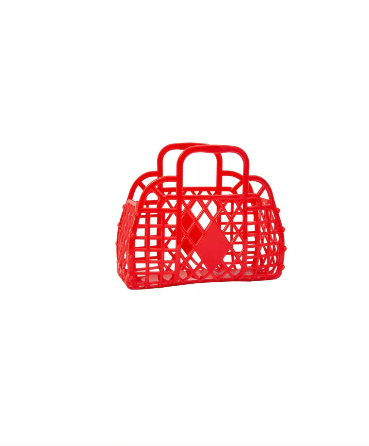 Sunjellies - Mini Retro Basket - Red