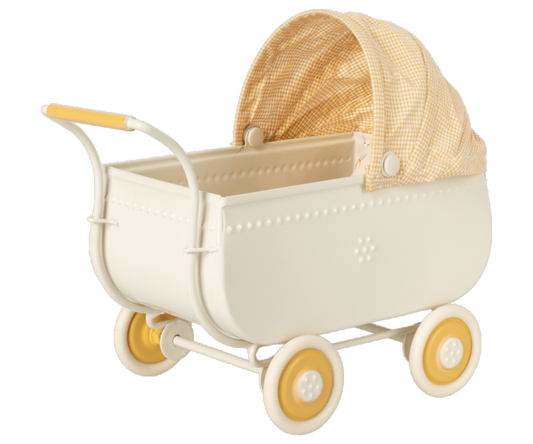 Maileg - Pram, Micro - Yellow