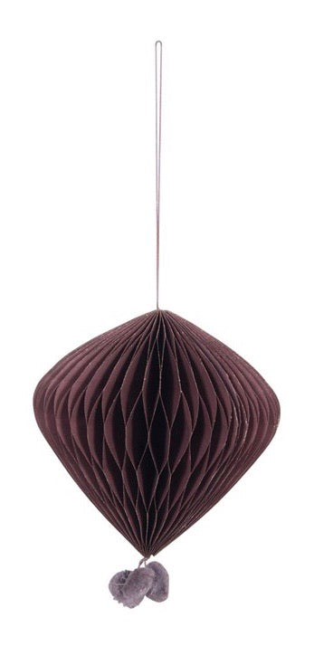 Paper Holiday Decoration - Plum