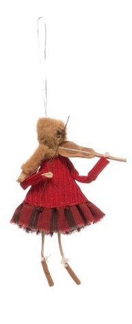 Violin Girl Ornament