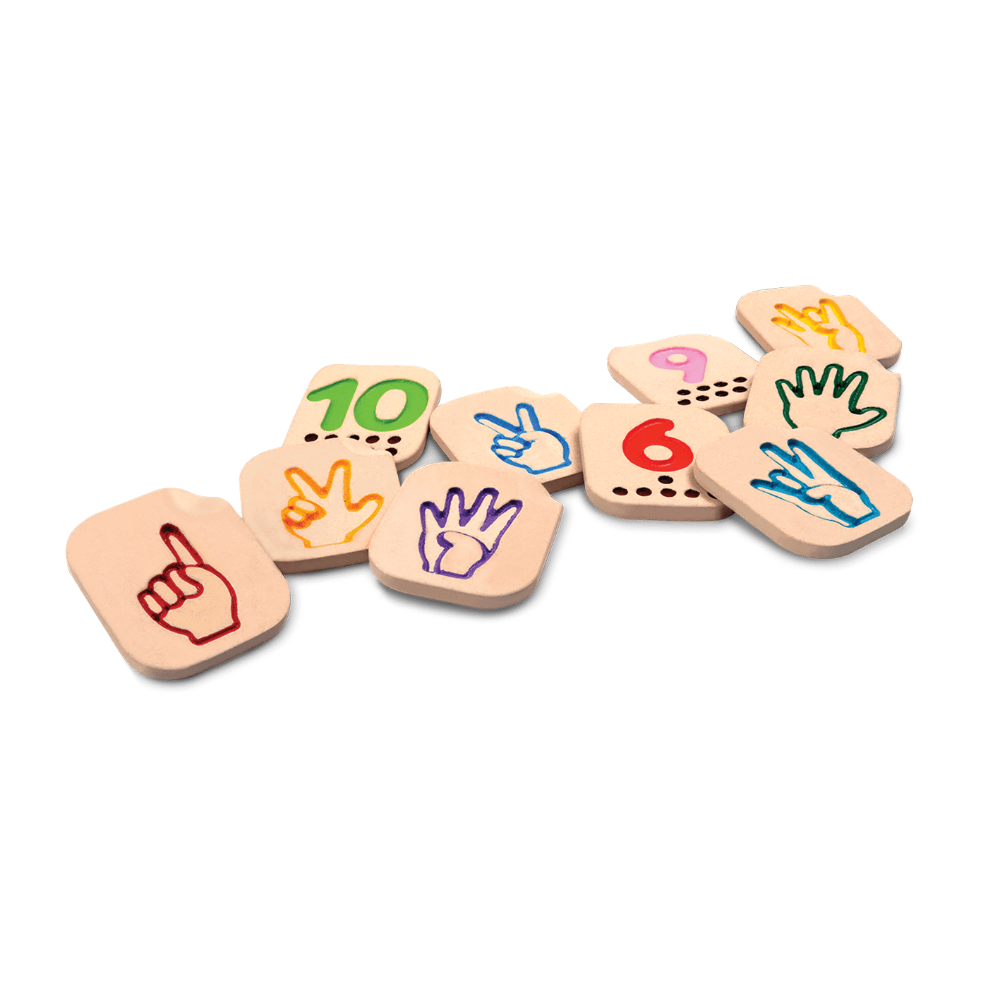 Plan Toys - Hand Sign Numbers