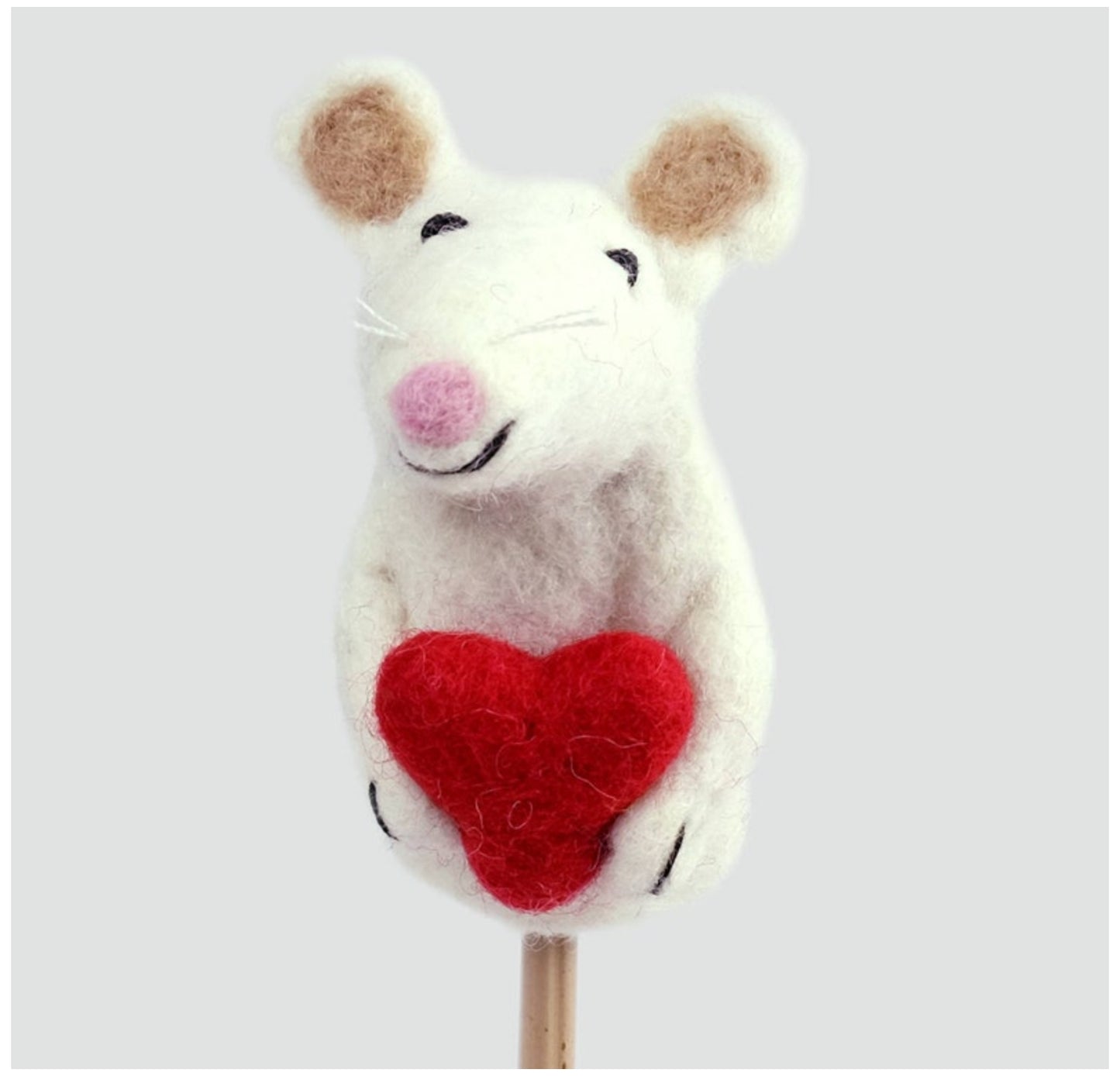 The Winding Road - Felt Mouse Finger Puppet