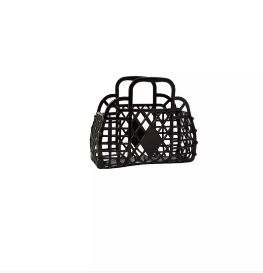 Sunjellies - Mini Retro Basket - Black