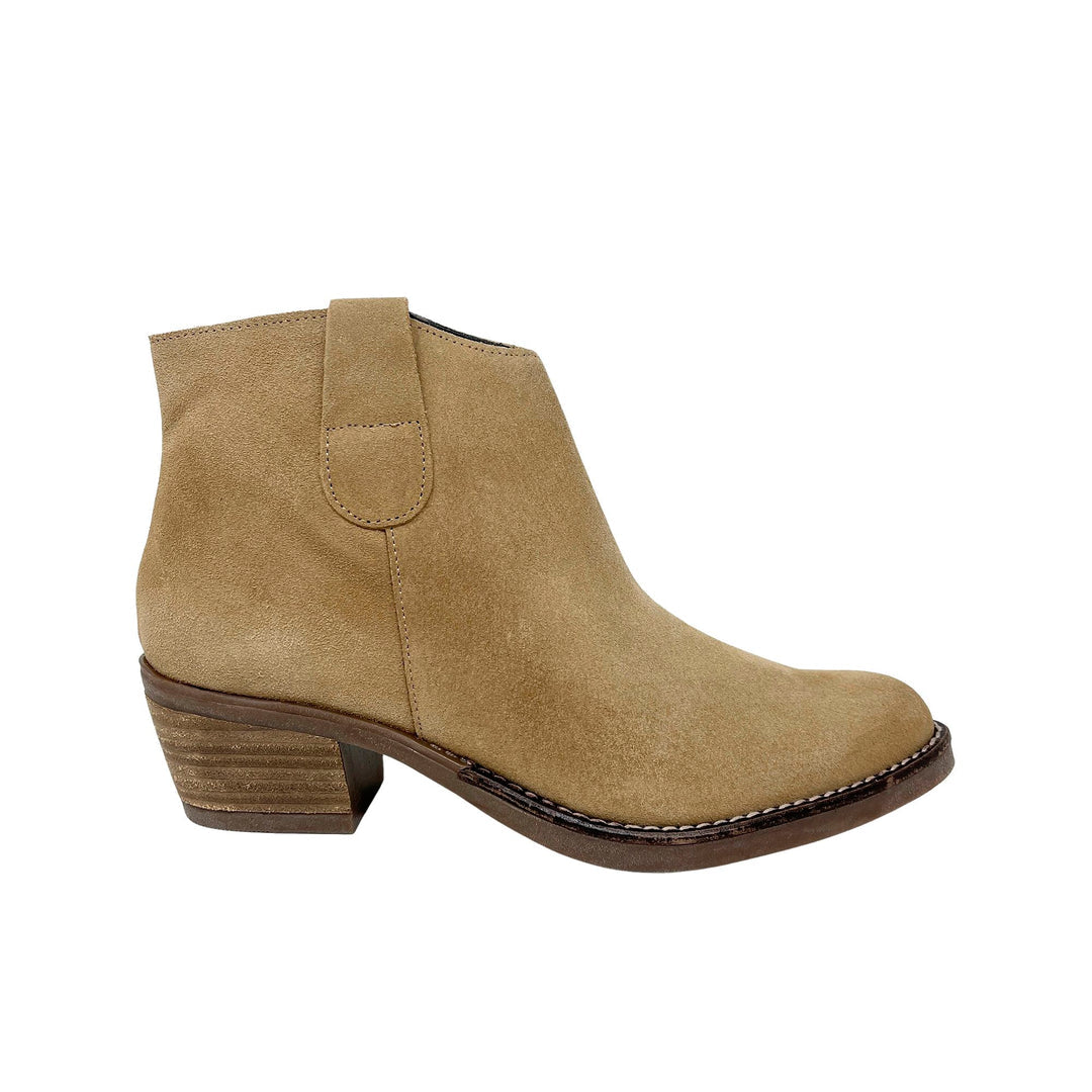 Liberitae - Maggi Cowboy Ankle Boot - Beige