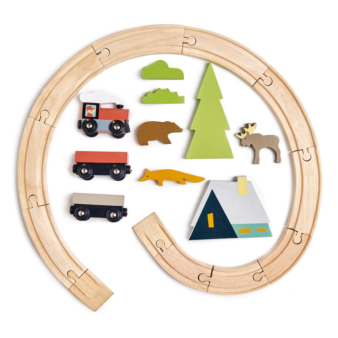 Tender Leaf Toys - Tree Tops Train Set