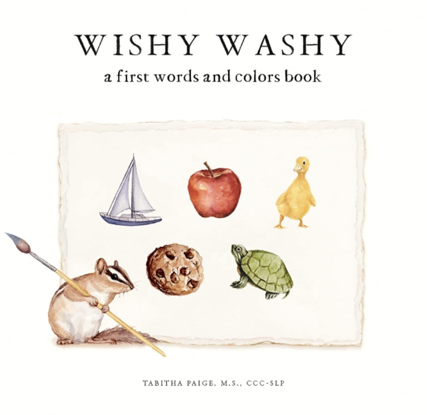 Wish Washy - A First Words + Colors Book - Tabitha Paige