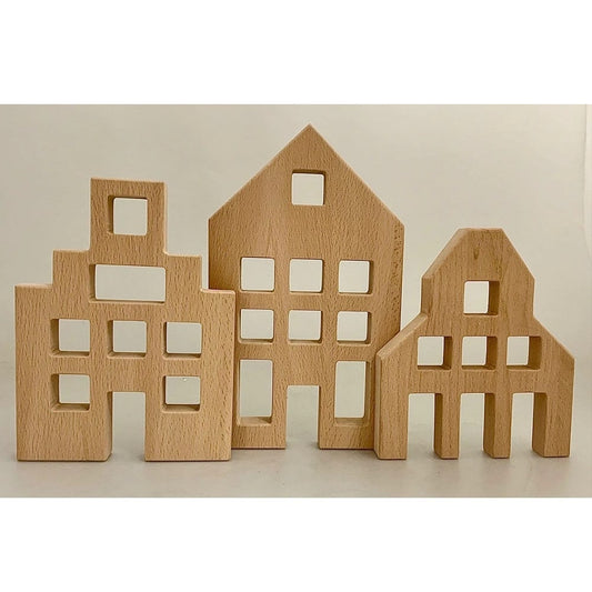 Papoose Toys - Wood House - Lucite