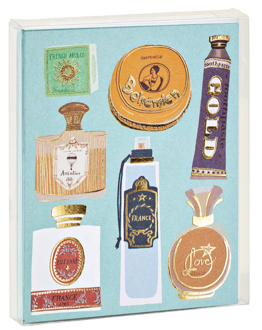 Notecard Set of 10 - Perfume Artwork