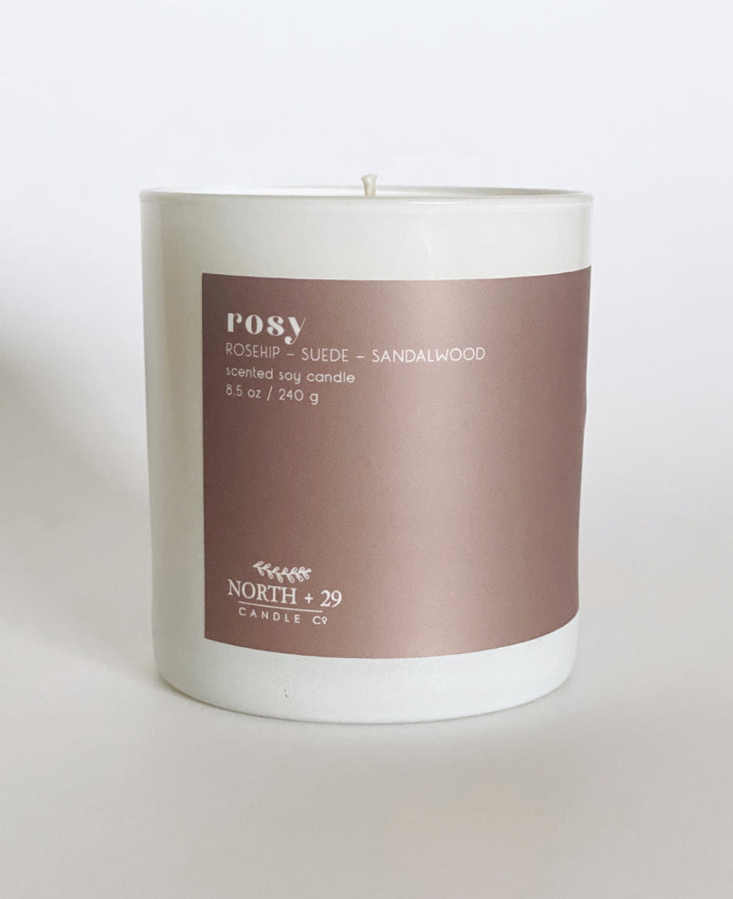North + 29 Candle Co. - Rosy Soy Candle