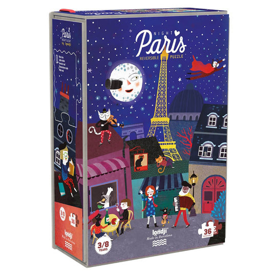 Londji - Night & Day in Paris Reversible Puzzle - 36pc