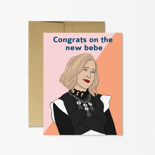 Party Mountain Paper - Congrats on the New Bebe Card