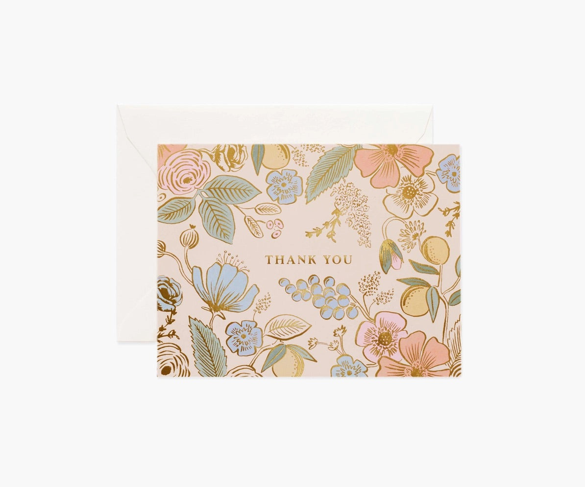 Rifle Paper Co. - Boxed Set of Colette Thank You Cards - Set of 8