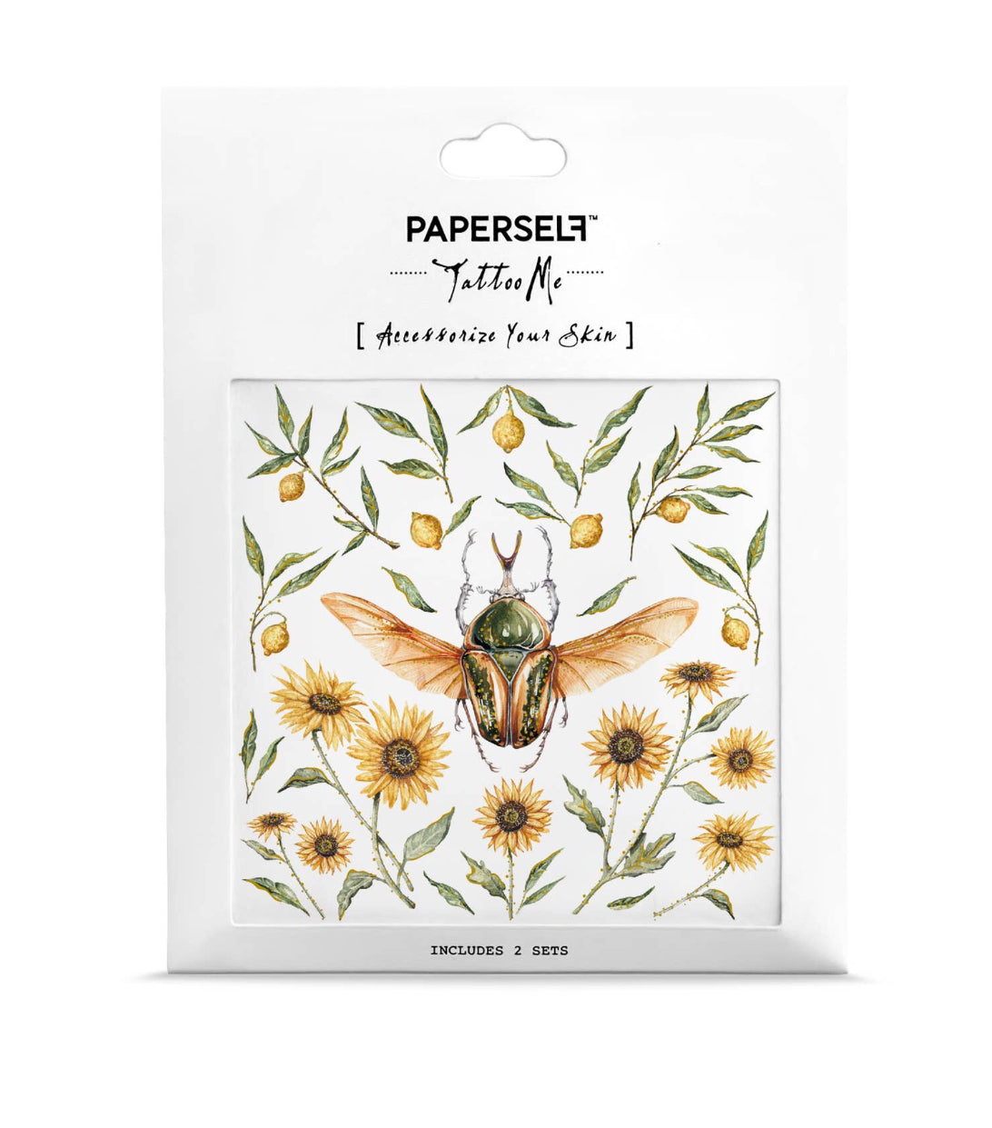 Paperself - Beetle Temporary Tattoo