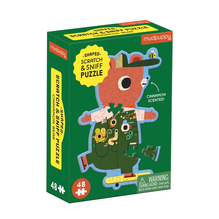 Mudpuppy - Scratch and Sniff Puzzle - Cinnamon Bear