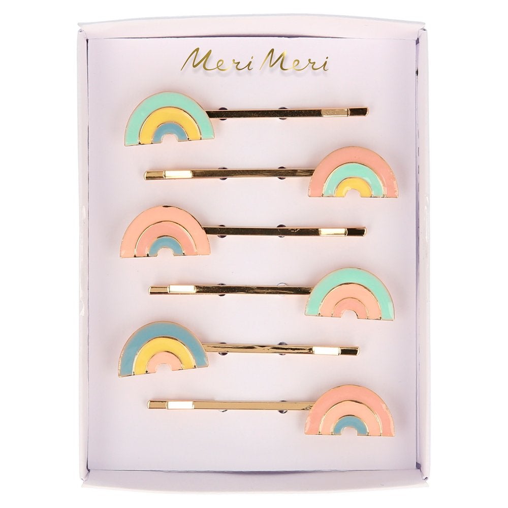 Meri Meri - Enamel Rainbow Hair Slides