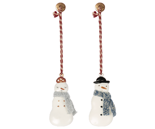 Maileg - Metal Ornament - Snowmen