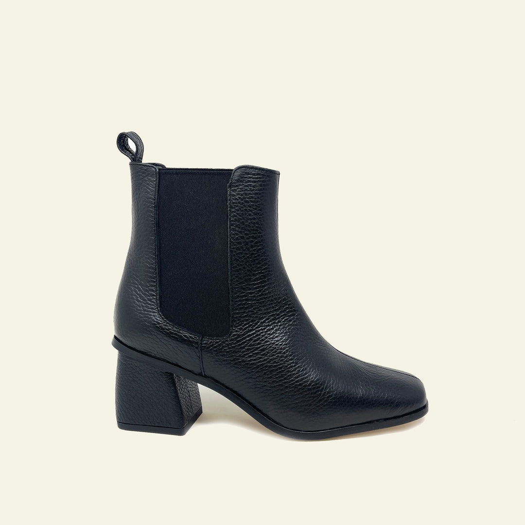 Hanks - Chelsea Leather Boot - Black