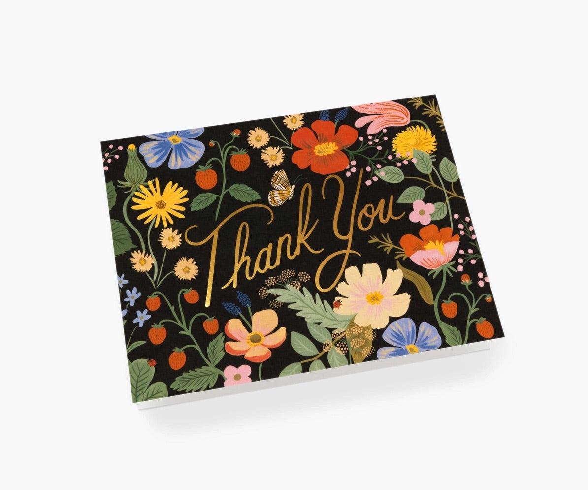 Rifle Paper Co. - Boxed Set Thank You Cards - Strawberry Fields