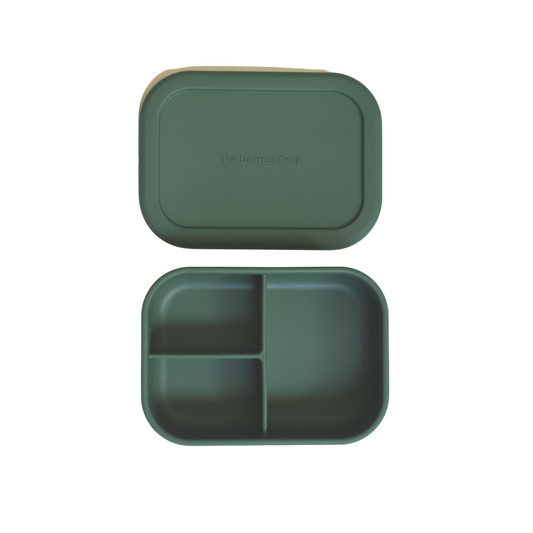 The Dearest Grey - Silicone Bento Box - Emerald
