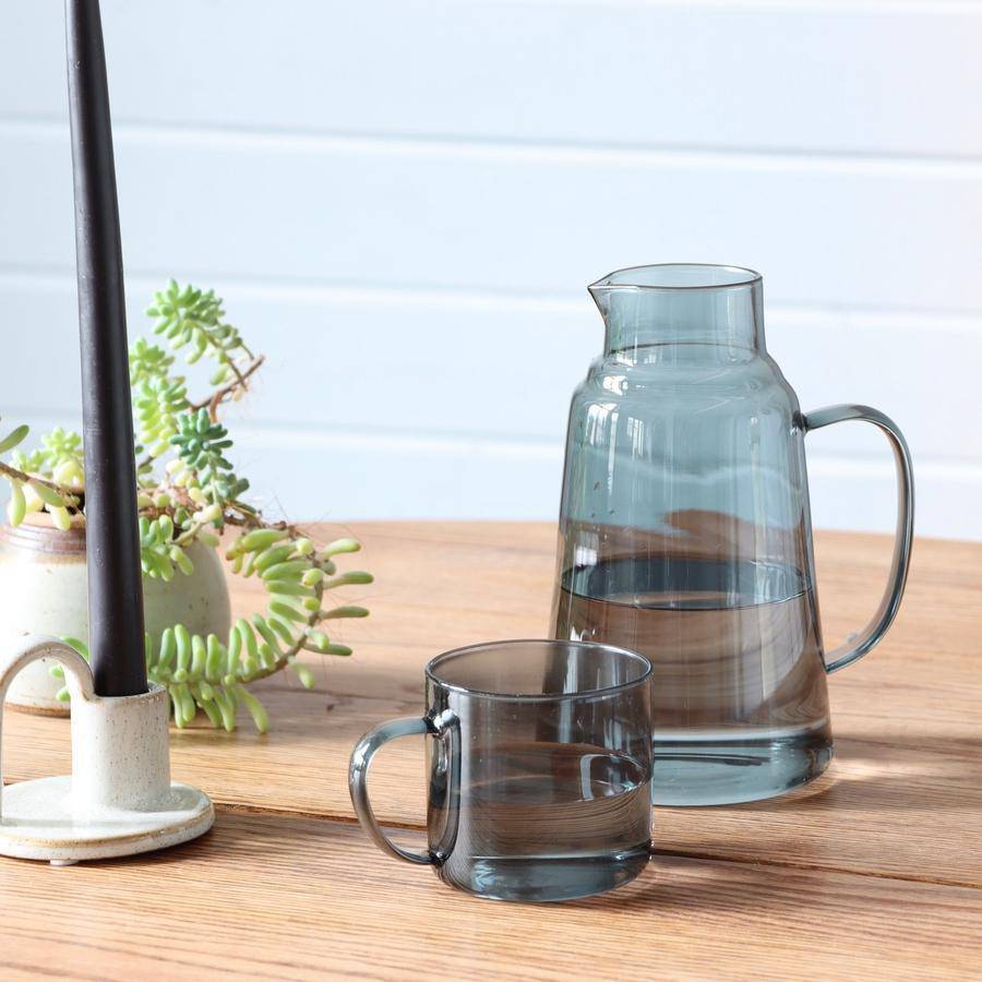 Bloomingville - Glass Pitcher + Cup