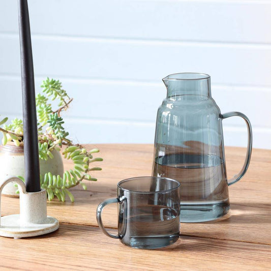 Bloomingville - Glass Pitcher + Cup