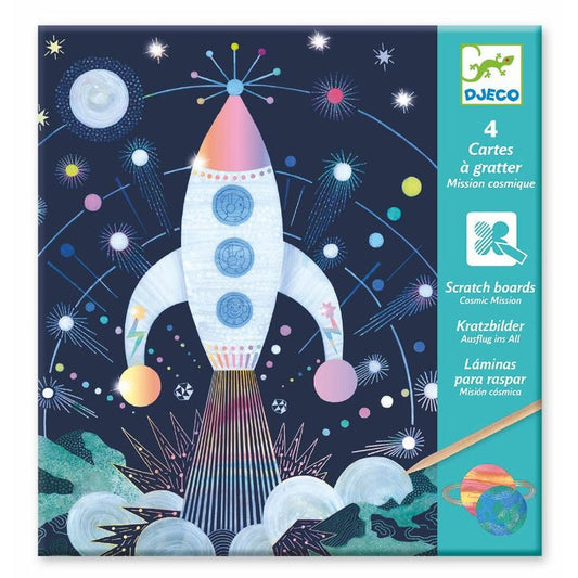 DJECO - Scratch Cards - Cosmic Mission
