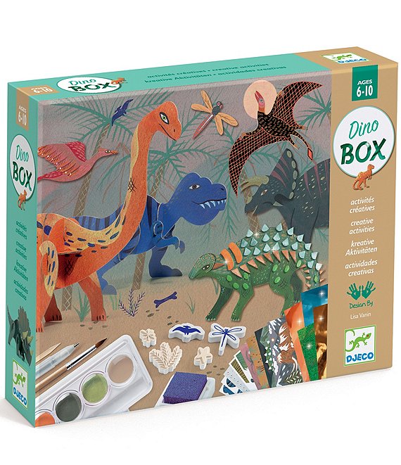 Djeco - Multi - Activity Kit - World of Dinosaurs
