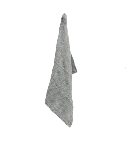 Linen Tea Towel - Dusty Blue