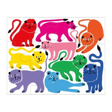 Mudpuppy - Pouch Puzzle Rainbow Roar