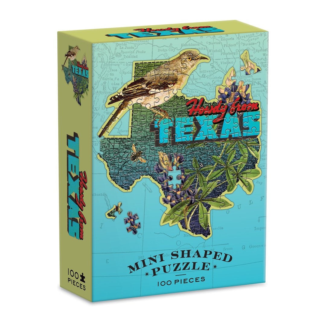 Texas - Mini Shaped Puzzle - 100 Piece