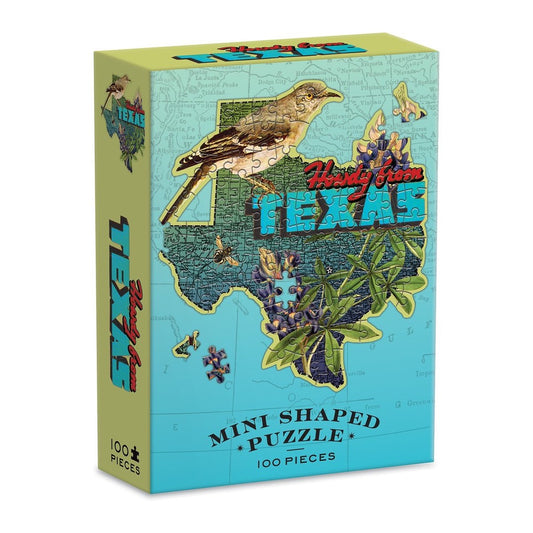 Texas - Mini Shaped Puzzle - 100 Piece