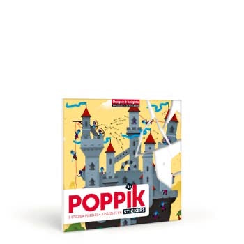 Poppik - Sticker Puzzle - Dragon & Knights