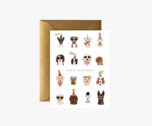 Rifle Paper Co. - Party Pups Birthday Card