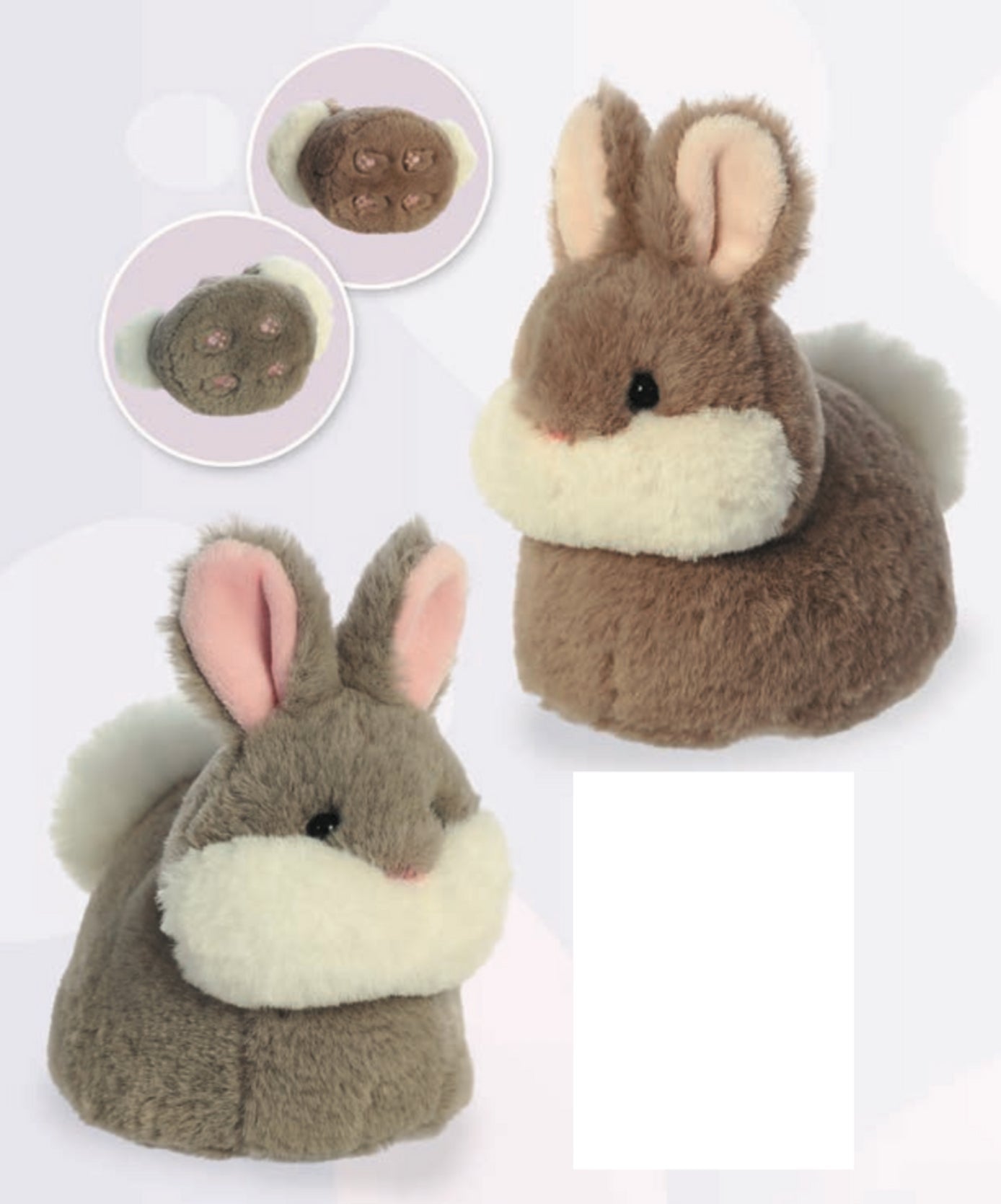 Eco Friendly Plush - Bunny Squish - Grey