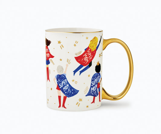 Rifle Paper Co. - Super Mom Porcelain Mug