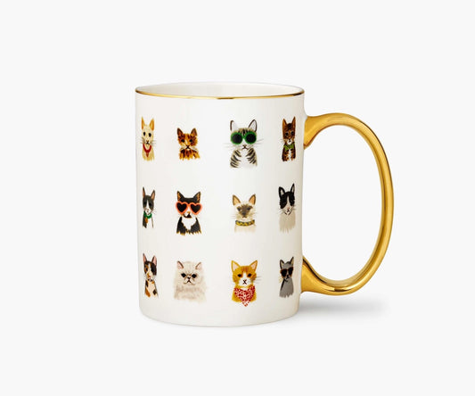 Rifle Paper Co. - Cool Cats Porcelain Mug
