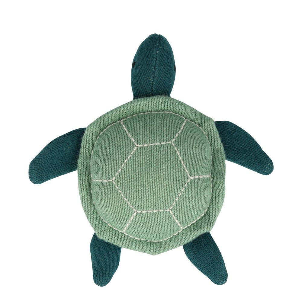 Organic Cotton Rattle - Sea Turtle