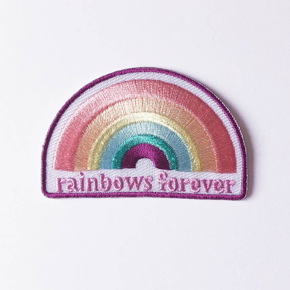 August Ink - Rainbows Forever Iron On Patch