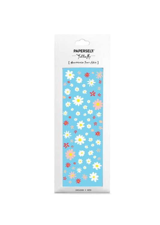 Hippie Daisy Temporary Tattoos Stickers