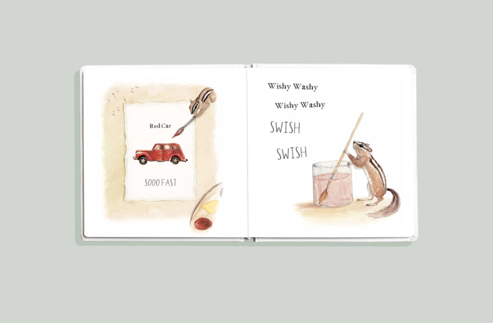 Wish Washy - A First Words + Colors Book - Tabitha Paige