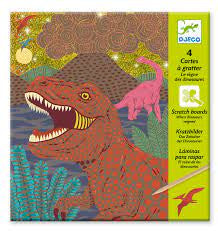 Djeco - Scratch Cards - Dinosaurs