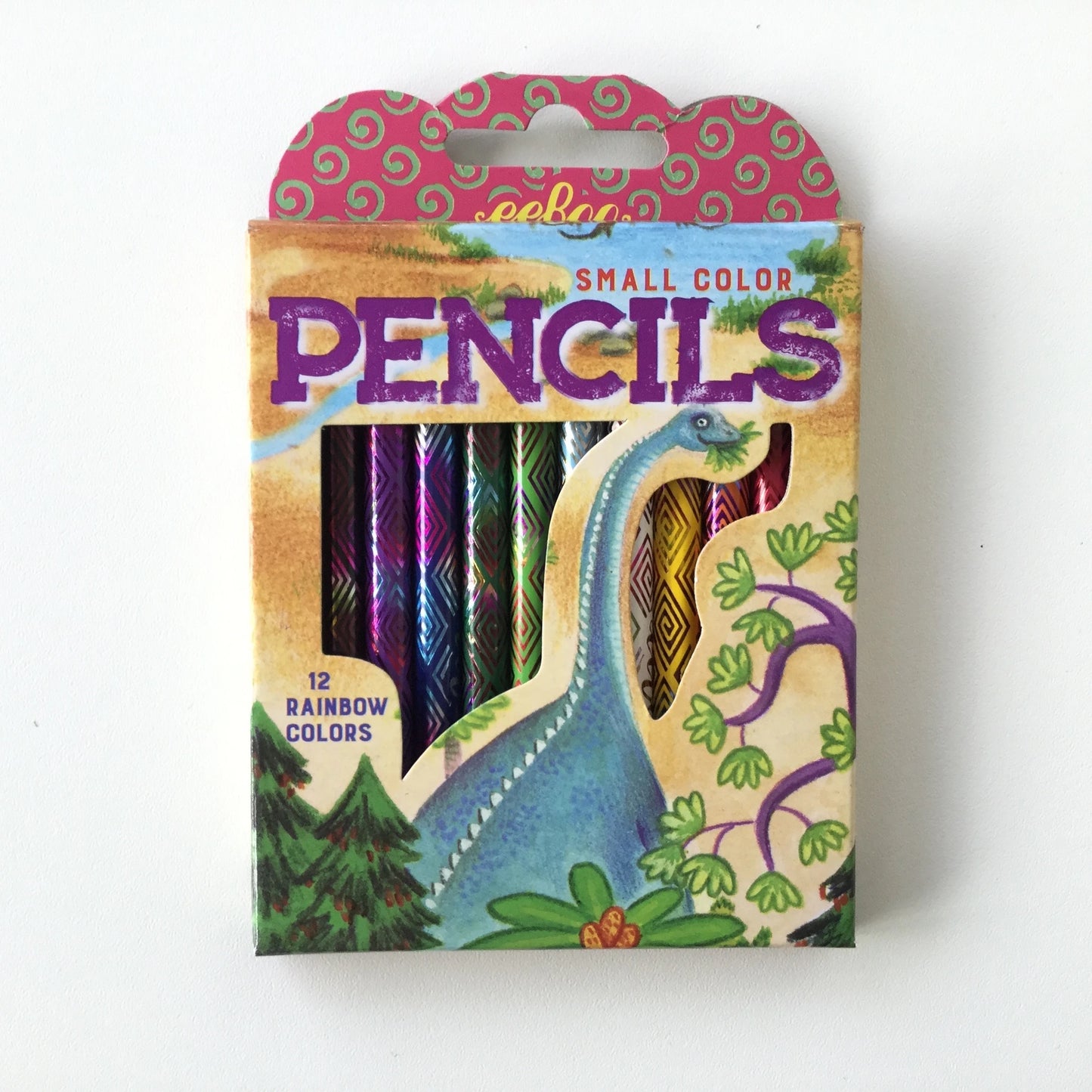 eeBoo - Dinosaur Small Color Pencils - Diplodocus
