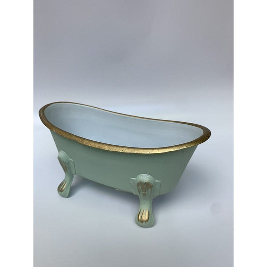 Pastel Miniature Bath Tub - Green