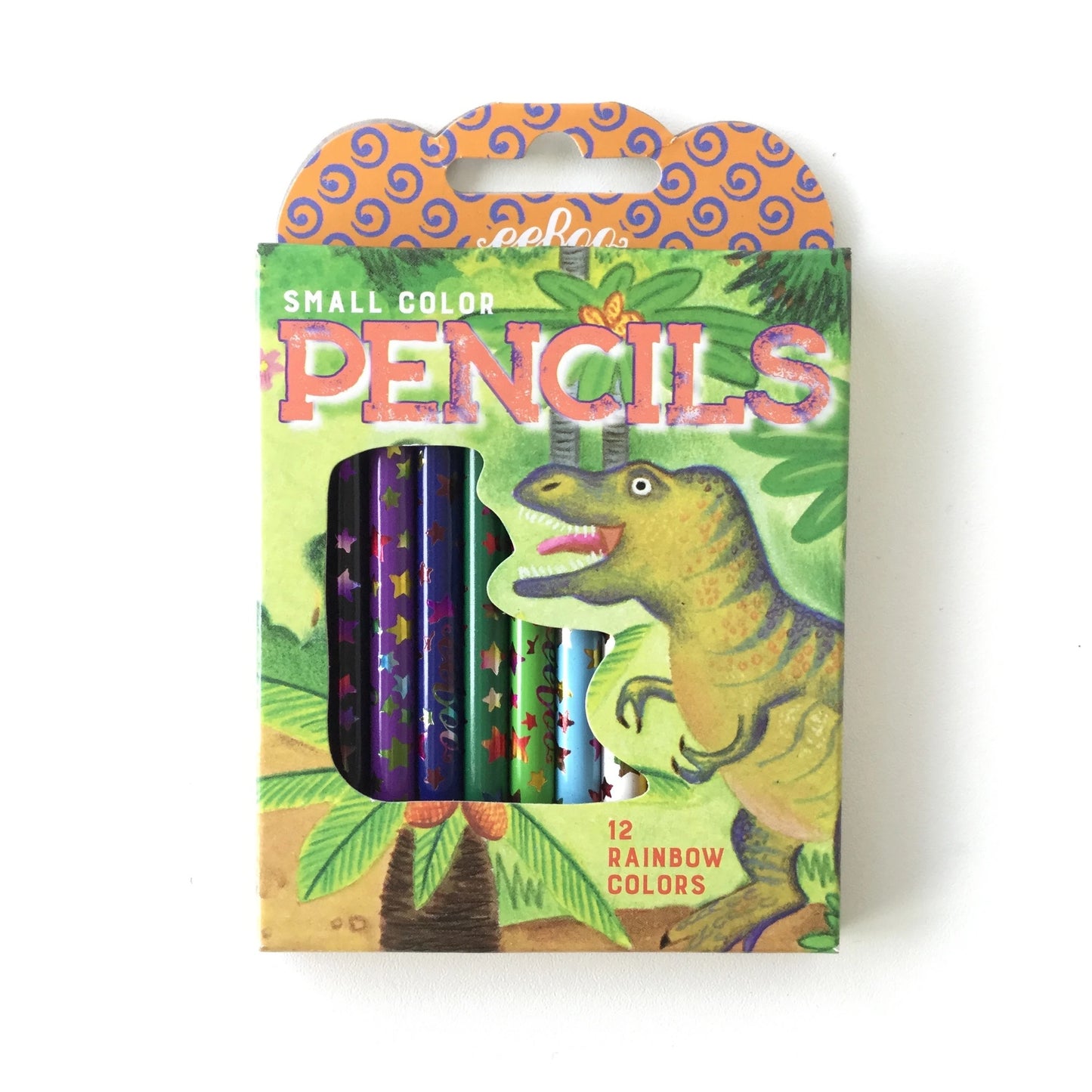 eeBoo - Dinosaur Mini Color Pencils - T-Rex