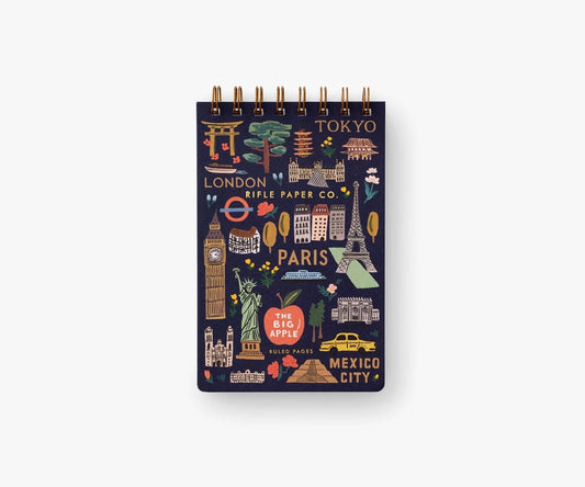 Rifle Paper Co. - Bon Voyage Small Top Spiral Notebook